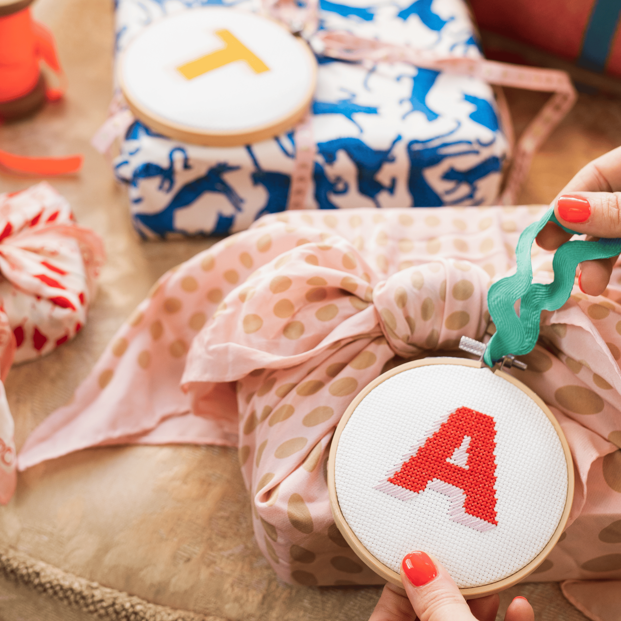 Cotton Clara Alphabet Drop Shadow Cross Stitch PDF Pattern – Instant Download