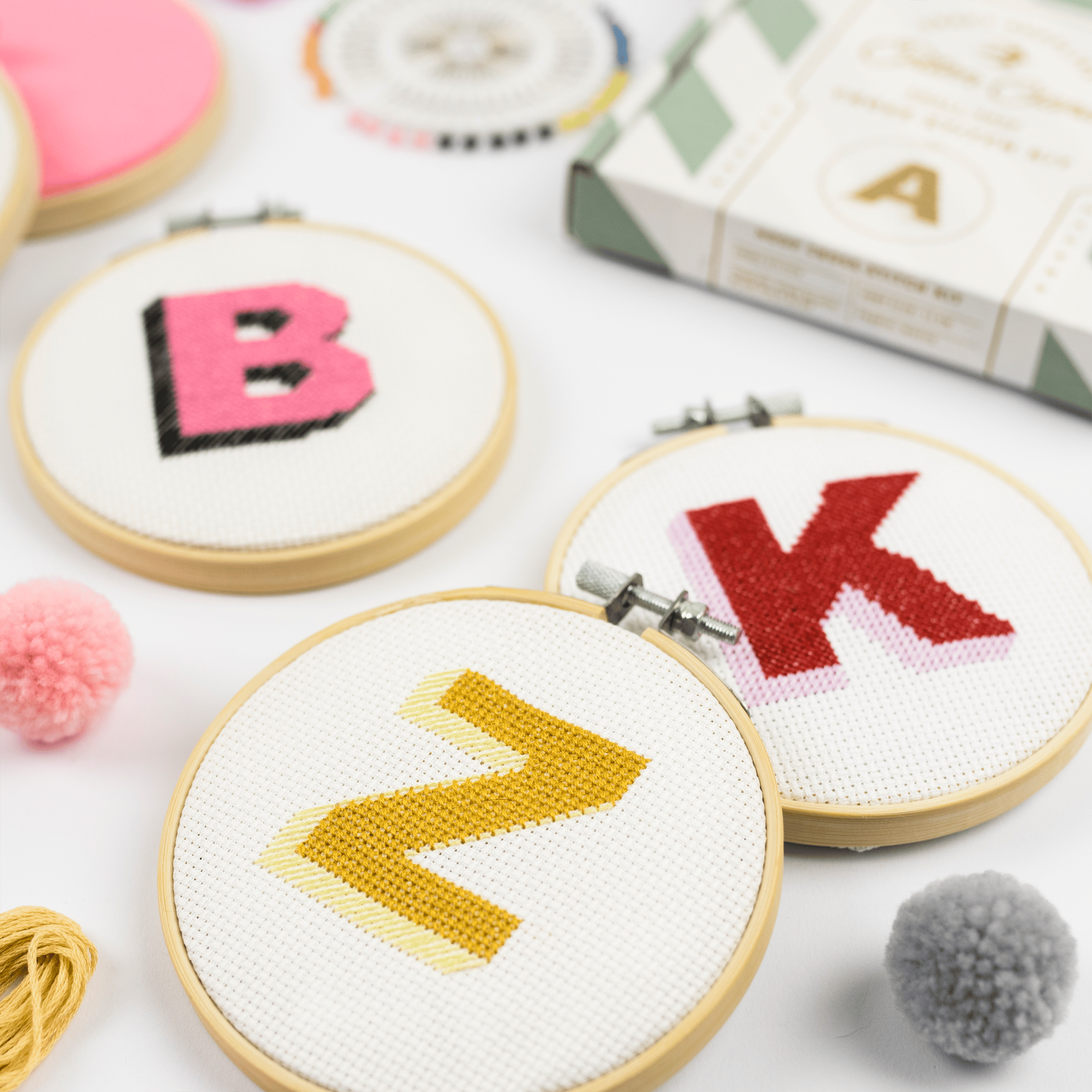 Cotton Clara Alphabet Drop Shadow Cross Stitch PDF Pattern – Instant Download