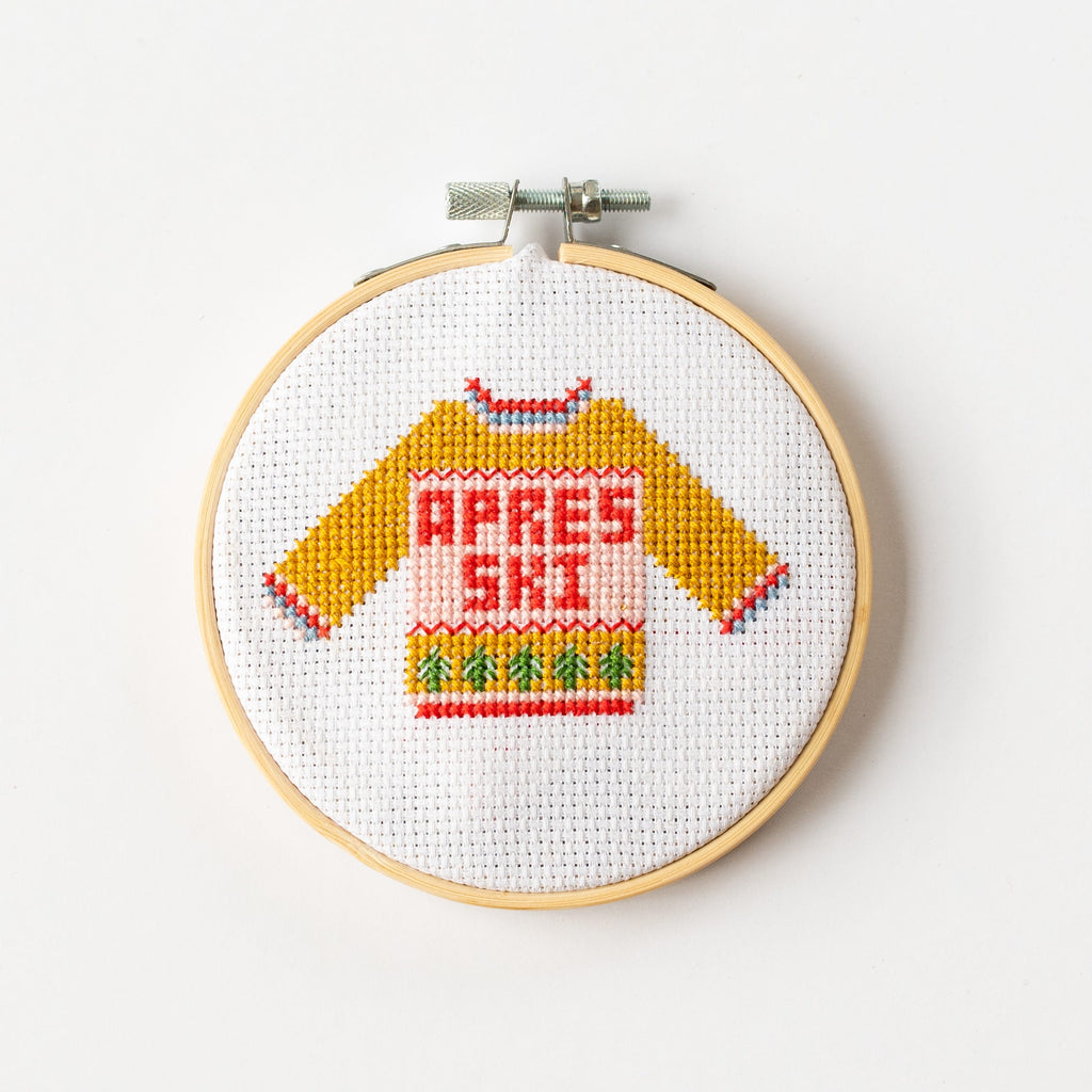 Cotton Clara Apres Ski Mini Cross Stitch PDF Pattern – Instant Download
