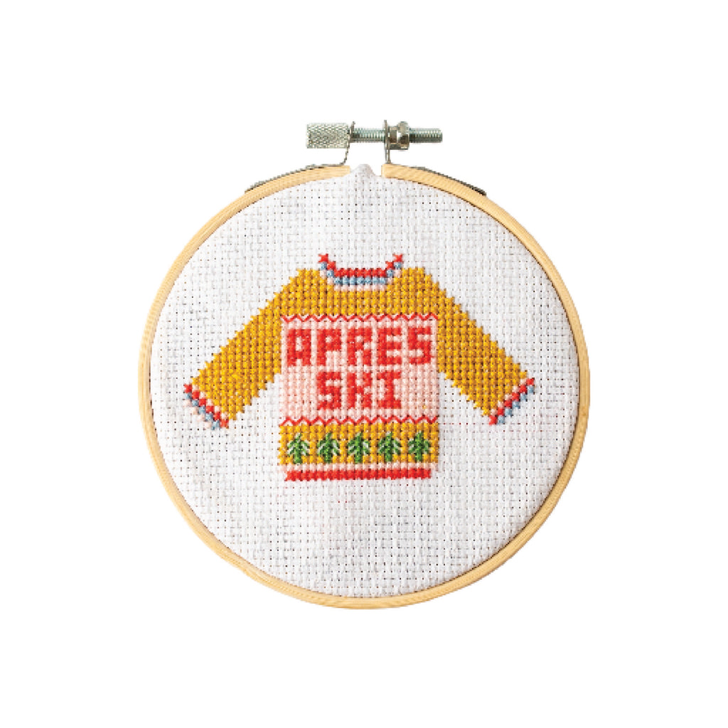 Cotton Clara Apres Ski Mini Cross Stitch PDF Pattern – Instant Download