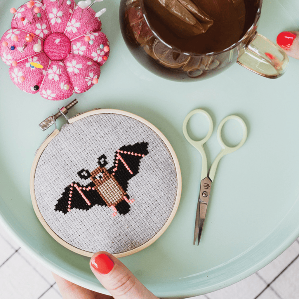 Cotton Clara Bat Cross Stitch Kit
