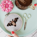 Cotton Clara Bat Cross Stitch Kit