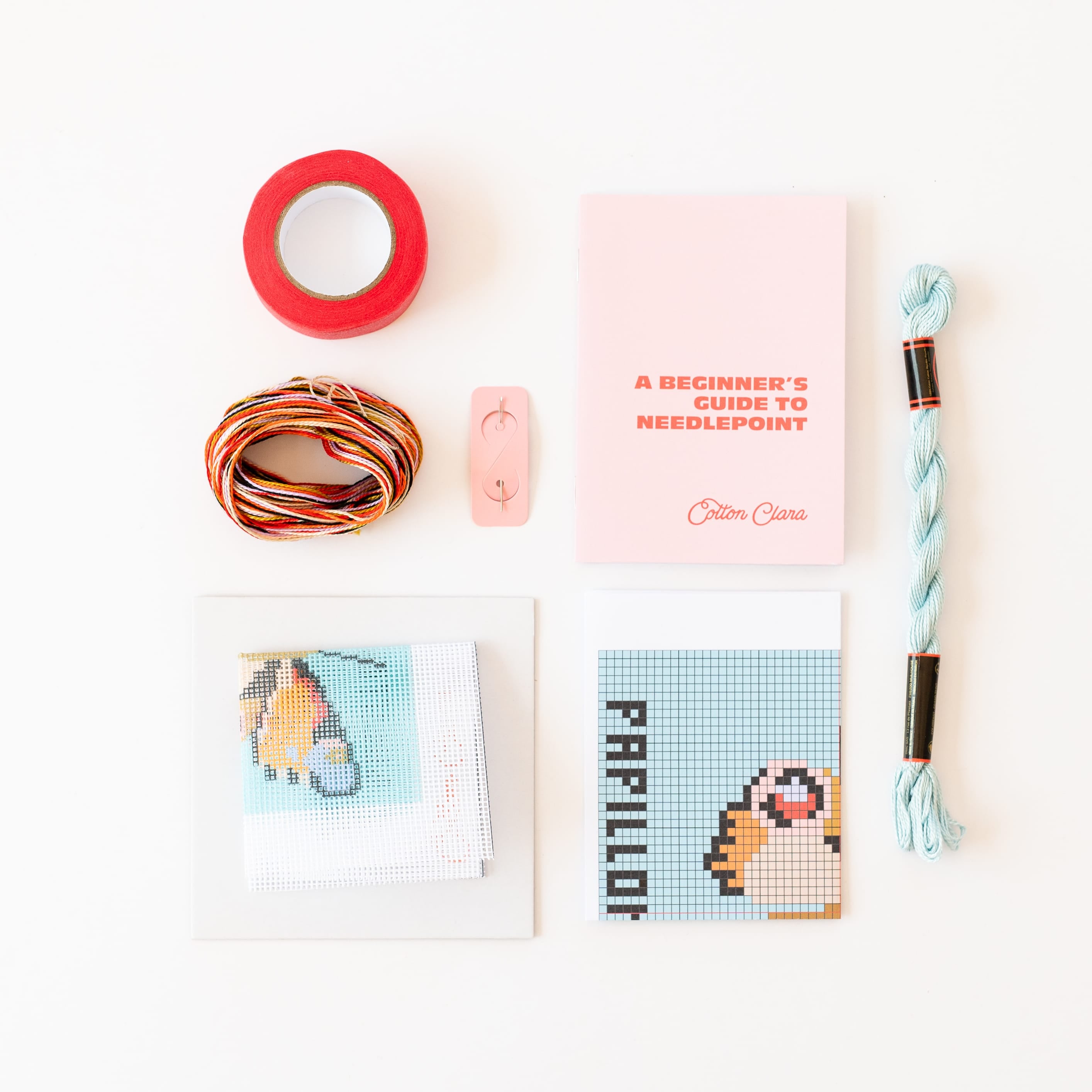 Cotton Clara Beginner Needlepoint Kit - Butterfly