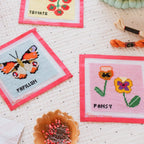 Cotton Clara Beginner Needlepoint Kit - Pansy