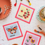Cotton Clara Beginner Needlepoint Kit - Tomato