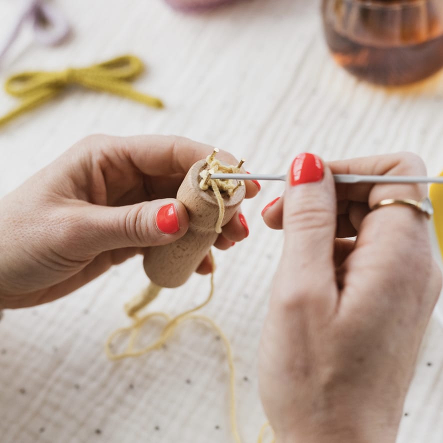Cotton Clara Beginners French Knitting Kit