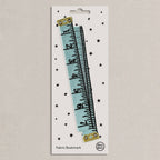Cotton Clara Blue Retro Fabric Tape Measure | Embroidered Fabric Bookmark
