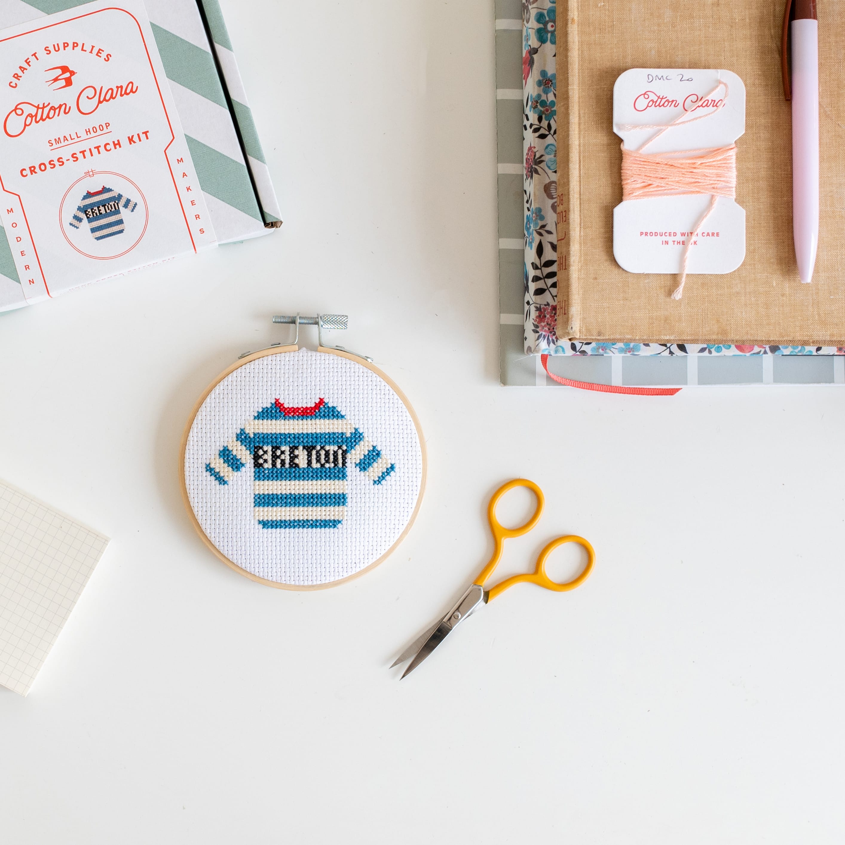 Cotton Clara Breton Mini Cross Stitch PDF Pattern – Instant Download