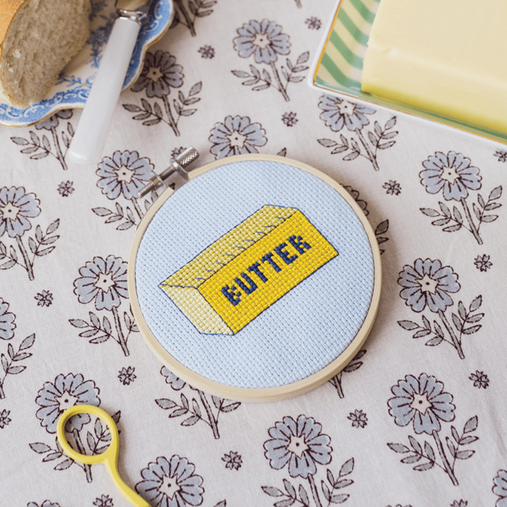 Cotton Clara Butter Cross Stitch Kit