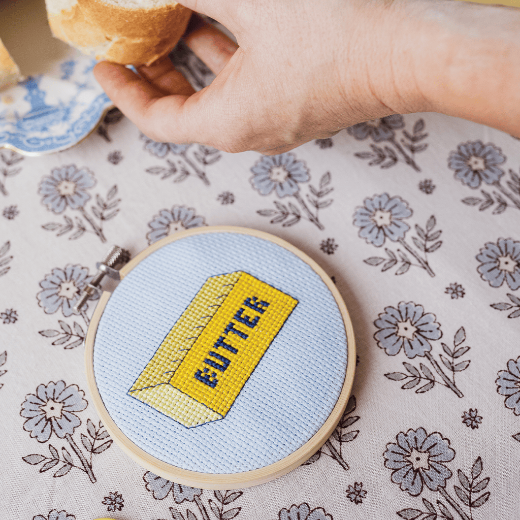 Cotton Clara Butter Cross Stitch Kit