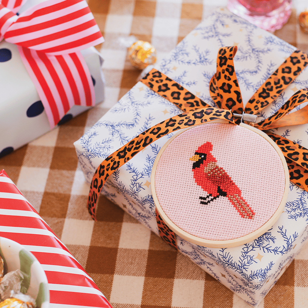 Cotton Clara Cardinal Cross Stitch Kit