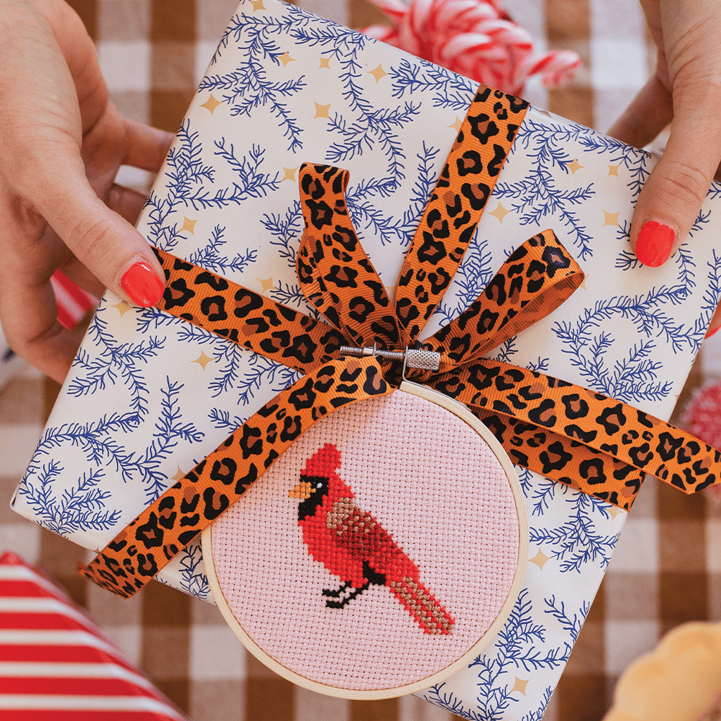 Cotton Clara Cardinal Cross Stitch Kit