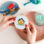 Cotton Clara Christmas House Mini Cross Stitch PDF Pattern – Instant Download