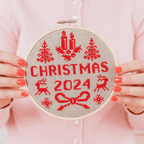 Cotton Clara Christmas Year Cross Stitch PDF Pattern