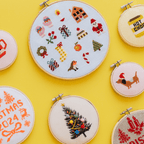 Cotton Clara Colourful Christmas Cross Stitch PDF Pattern