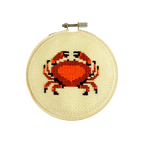 Cotton Clara Crab Beginner Cross Stitch Kit