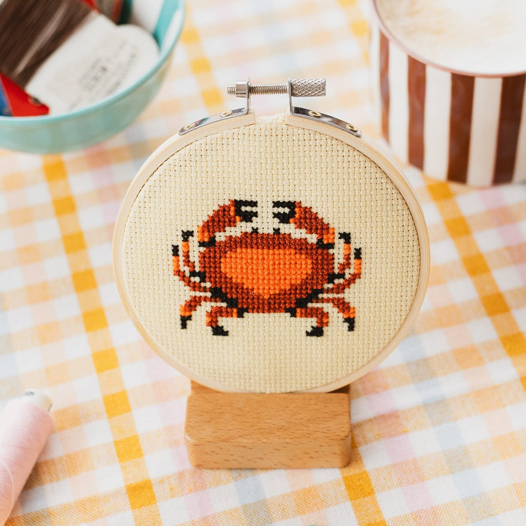 Cotton Clara Crab Beginner Cross Stitch Kit