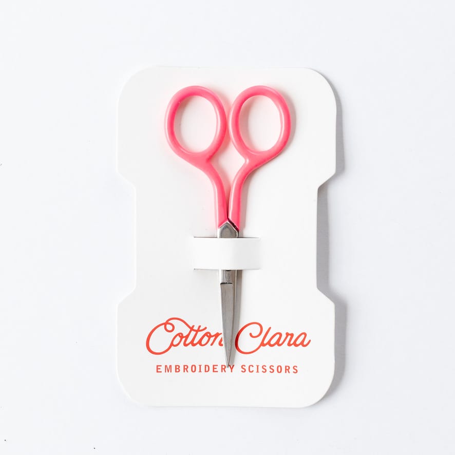Cotton Clara Craft Supplies Colourful Embroidery Scissors - Various Colours