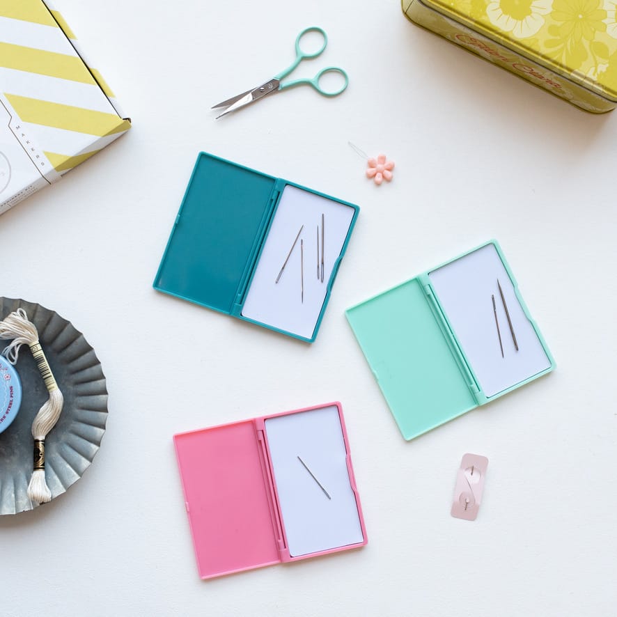 Cotton Clara Craft Supplies Magnetic Needle Case - Various Colours
