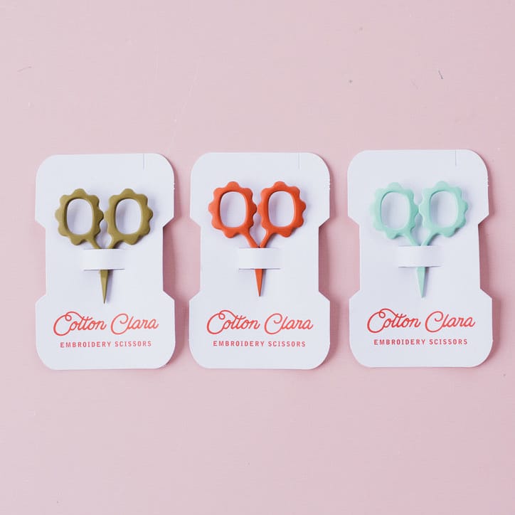 Cotton Clara Craft Supplies Mini Sunflower Embroidery Scissors
