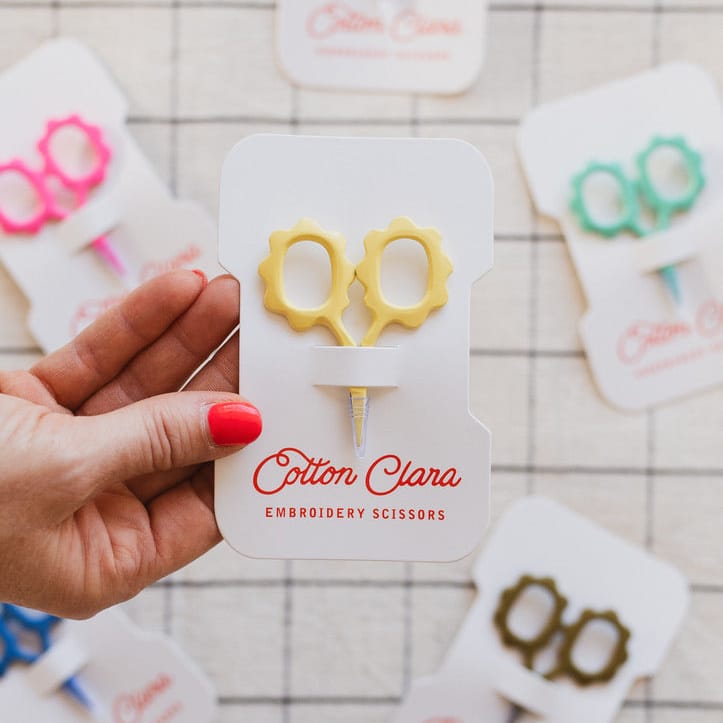 Cotton Clara Craft Supplies Mini Sunflower Embroidery Scissors