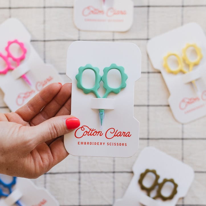 Cotton Clara Craft Supplies Mini Sunflower Embroidery Scissors