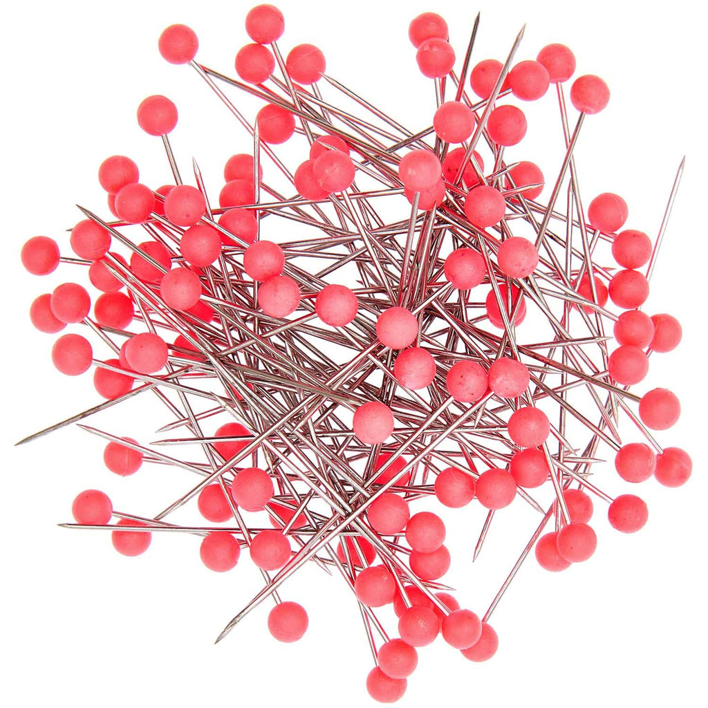 Cotton Clara Craft Supplies Neon Pink/Butter Yellow Fabric Pins