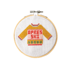 Cotton Clara Cross Stitch Kit Apres Ski Christmas Jumper Cross Stitch Kit