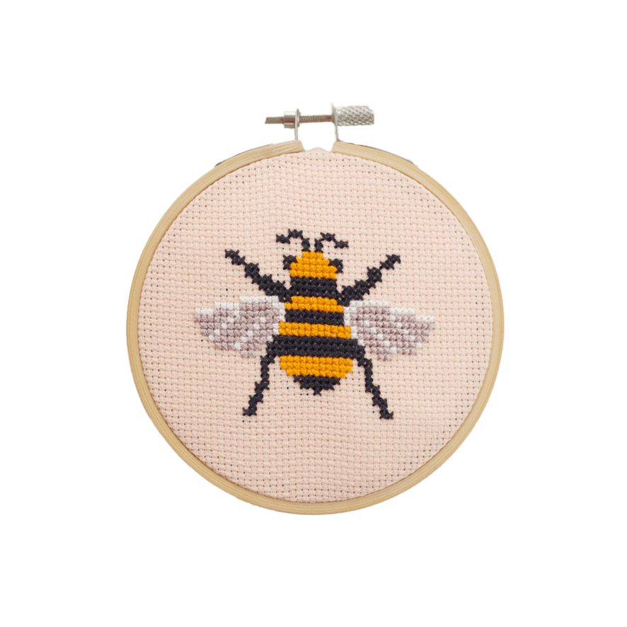 Cotton Clara Cross Stitch Kit Bee Cross Stitch Kit