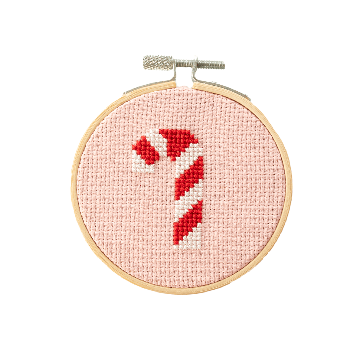Cotton Clara Cross Stitch Kit Candy Cane Cross Stitch Kit