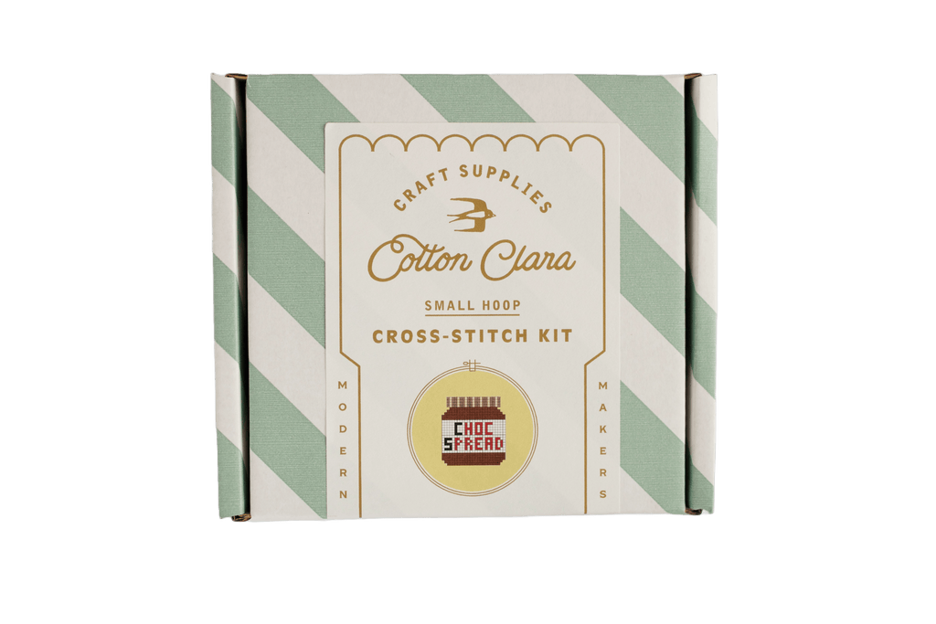 Cotton Clara Cross Stitch Kit Choc Spread Cross Stitch Kit
