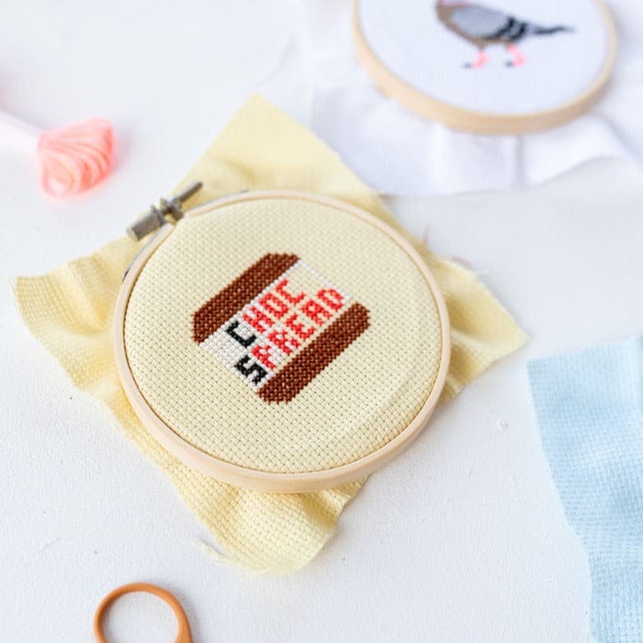 Cotton Clara Cross Stitch Kit Choc Spread Cross Stitch Kit