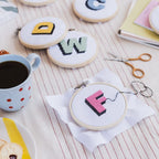 Cotton Clara Cross Stitch Kit Drop Shadow Alphabet Cross Stitch Kit