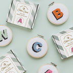 Cotton Clara Cross Stitch Kit Drop Shadow Alphabet Cross Stitch Kit