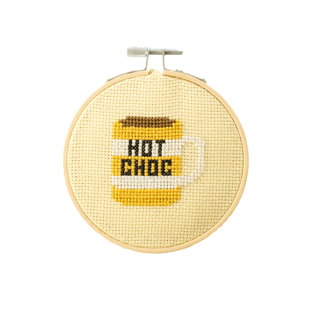Cotton Clara Cross Stitch Kit Hot Choc Cross Stitch Kit