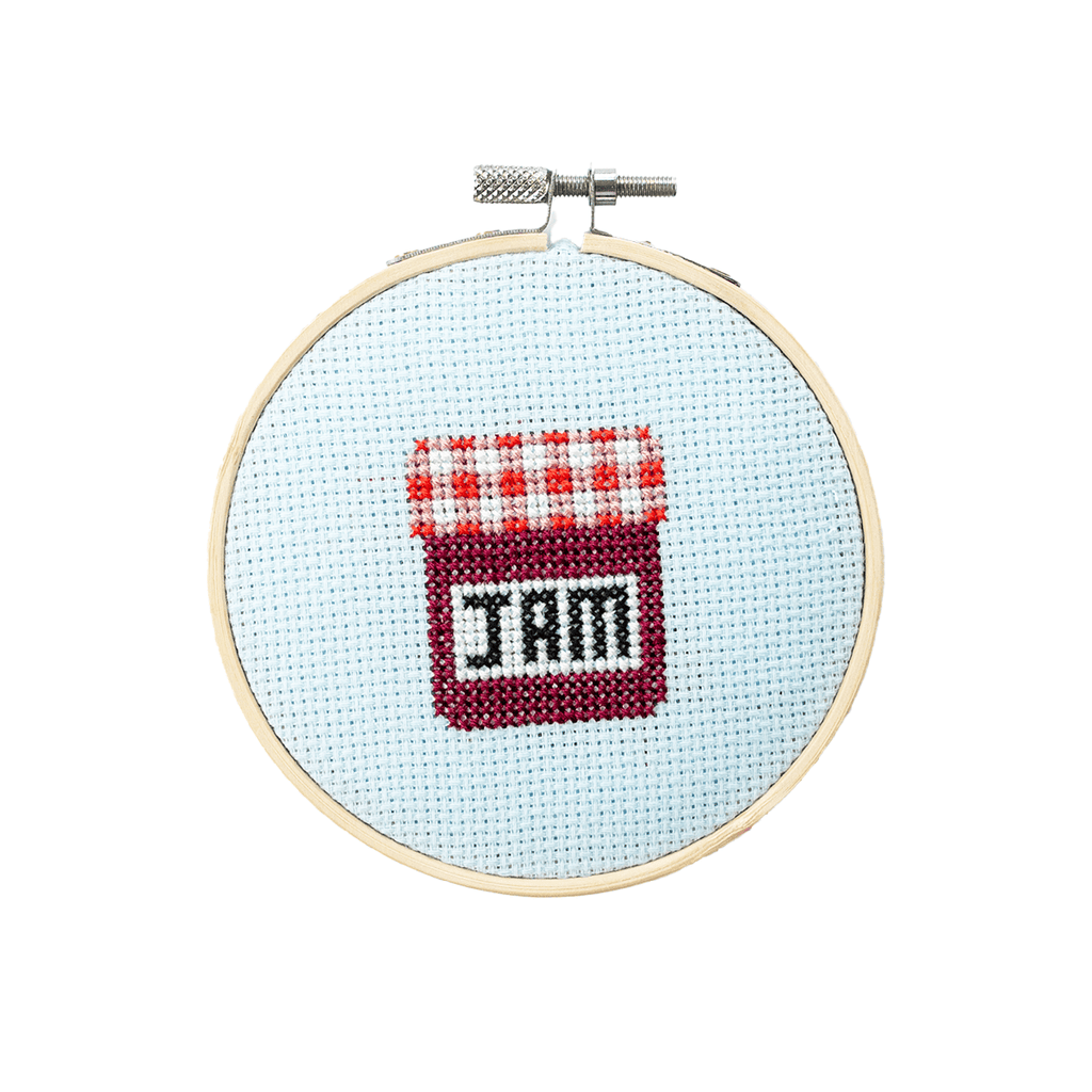 Cotton Clara Cross Stitch Kit Jam Cross Stitch Kit