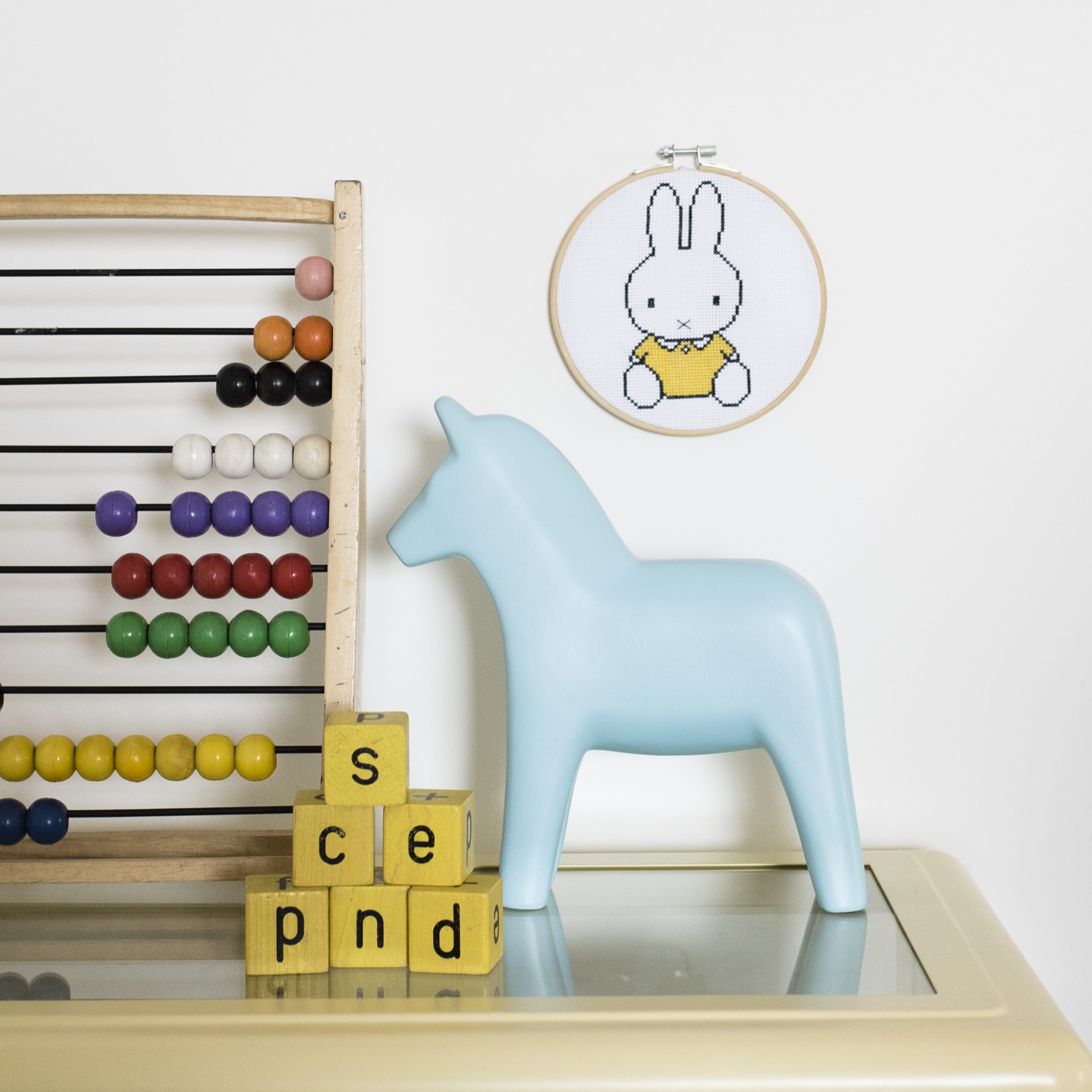 Cotton Clara Cross Stitch Kit Miffy Yellow Cross Stitch Kit