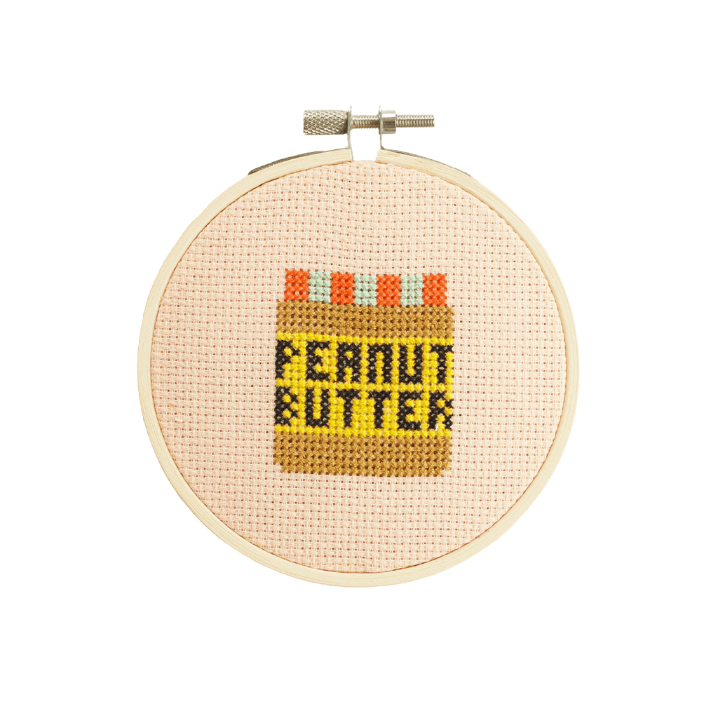 Cotton Clara Cross Stitch Kit Peanut Butter Cross Stitch Kit