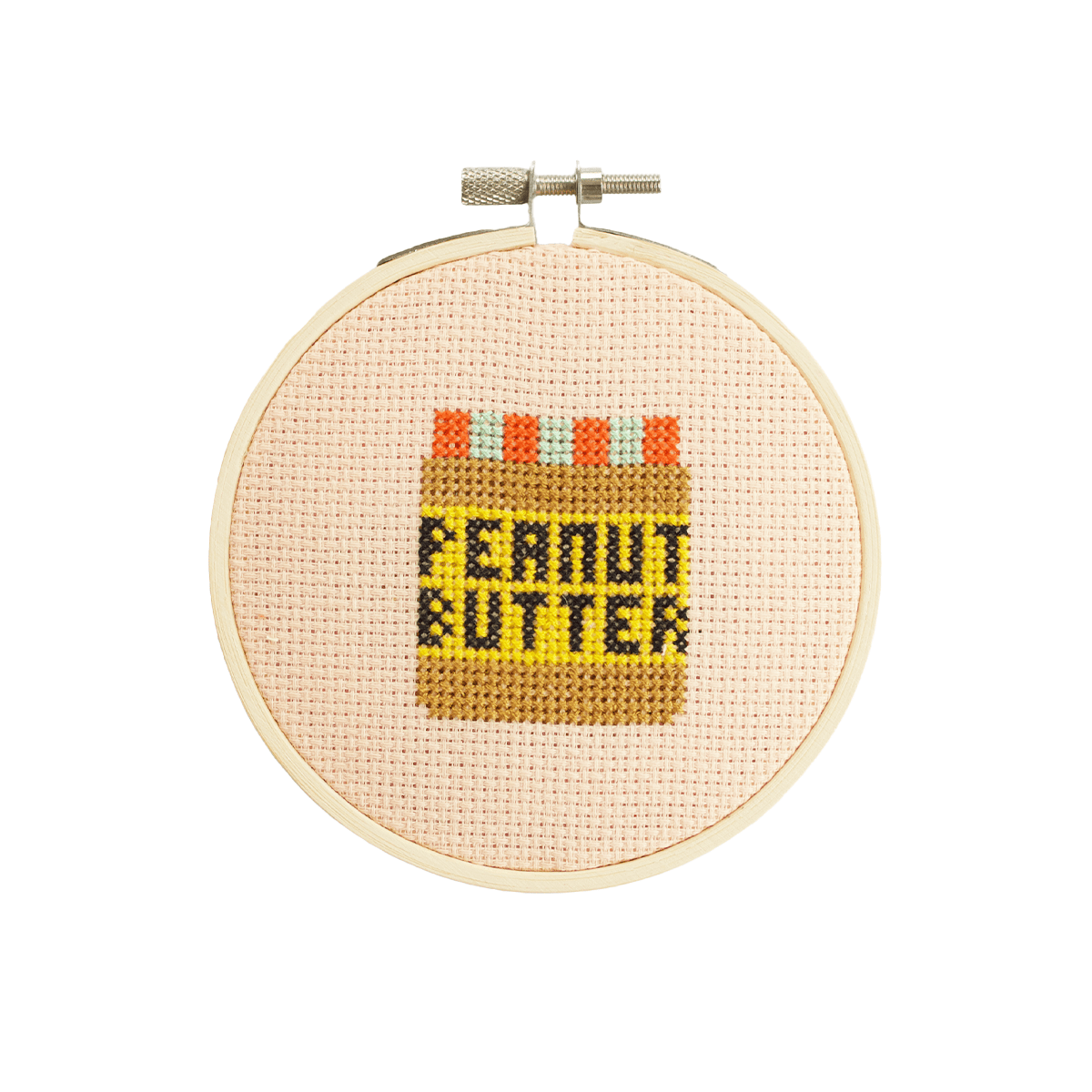 Cotton Clara Cross Stitch Kit Peanut Butter Cross Stitch Kit