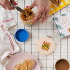 Cotton Clara Cross Stitch Kit Peanut Butter Cross Stitch Kit