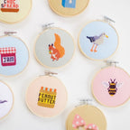 Cotton Clara Cross Stitch Kit Peanut Butter Cross Stitch Kit