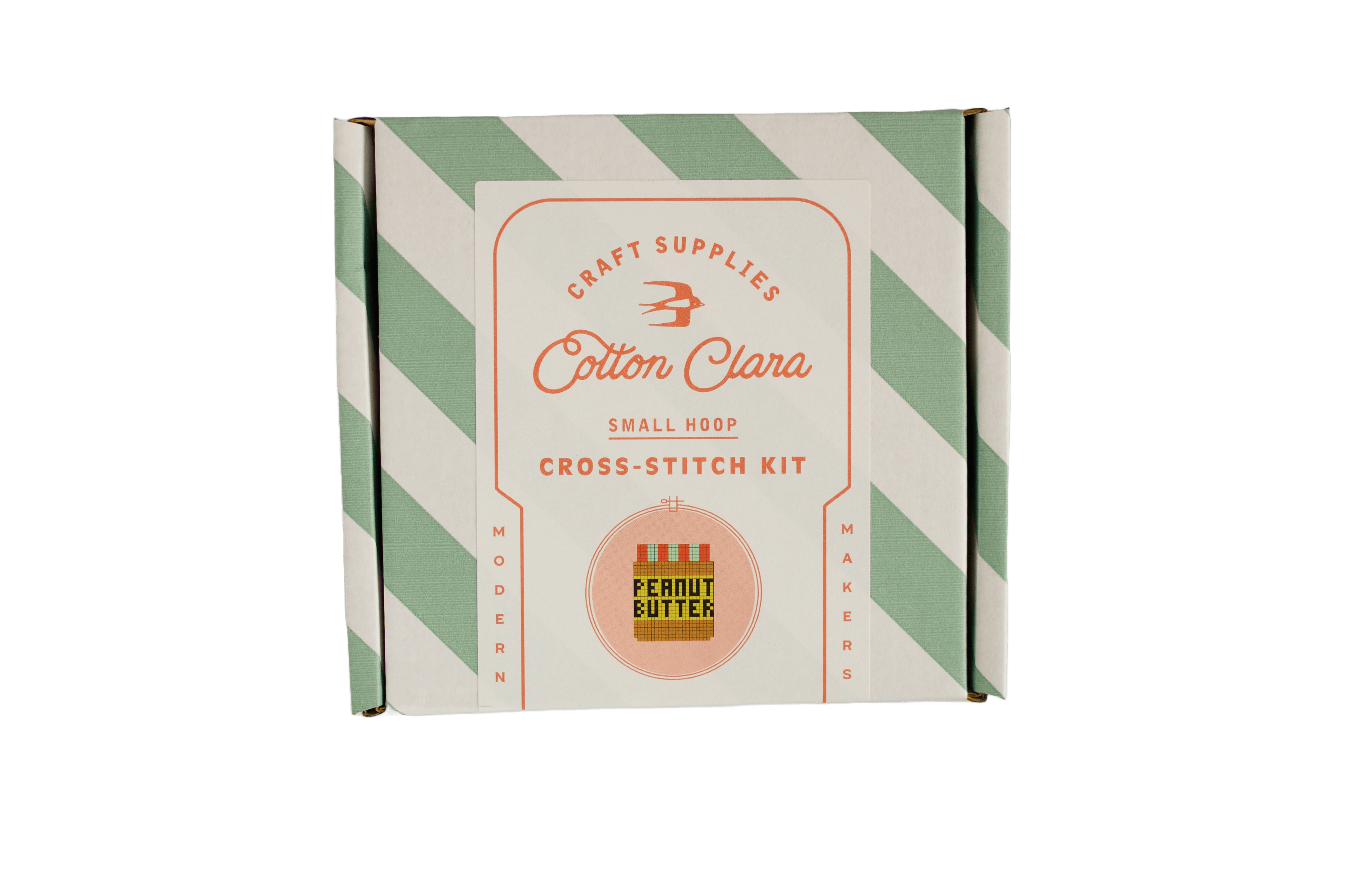 Cotton Clara Cross Stitch Kit Peanut Butter Cross Stitch Kit