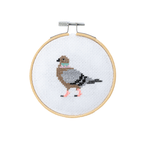 Cotton Clara Cross Stitch Kit Pigeon Cross Stitch Kit