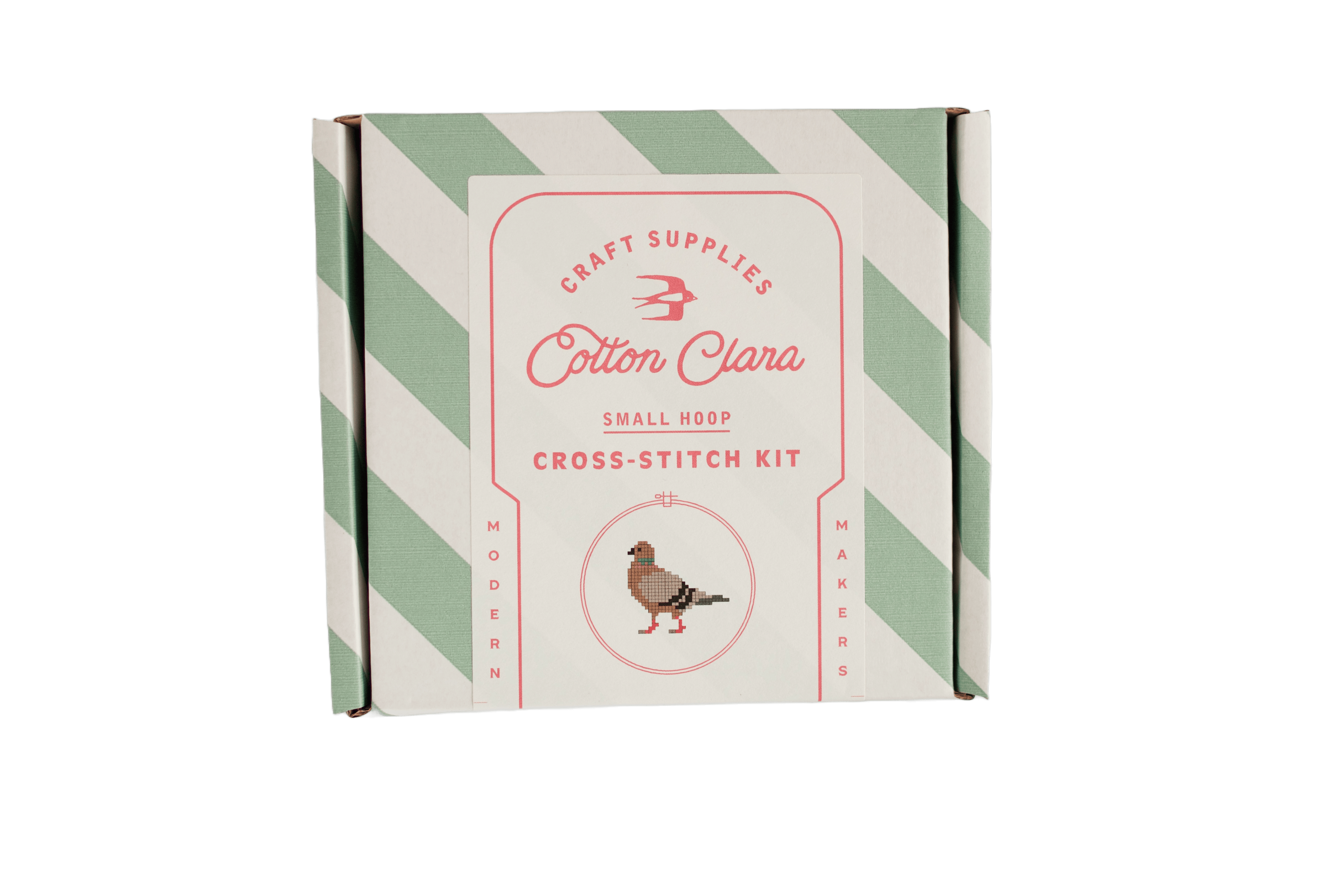 Cotton Clara Cross Stitch Kit Pigeon Cross Stitch Kit
