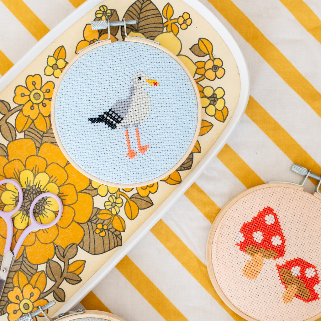 Cotton Clara Cross Stitch Kit Seagull Cross Stitch Kit