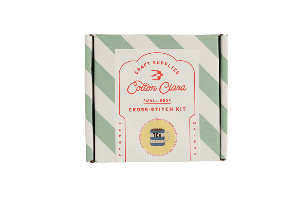 Cotton Clara Cross Stitch Kit Tea Cross Stitch Kit