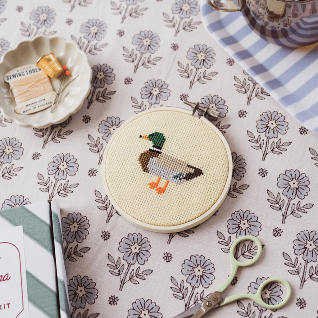 Cotton Clara Duck Cross Stitch Kit