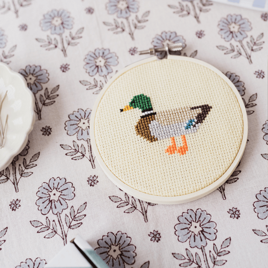 Cotton Clara Duck Cross Stitch Kit