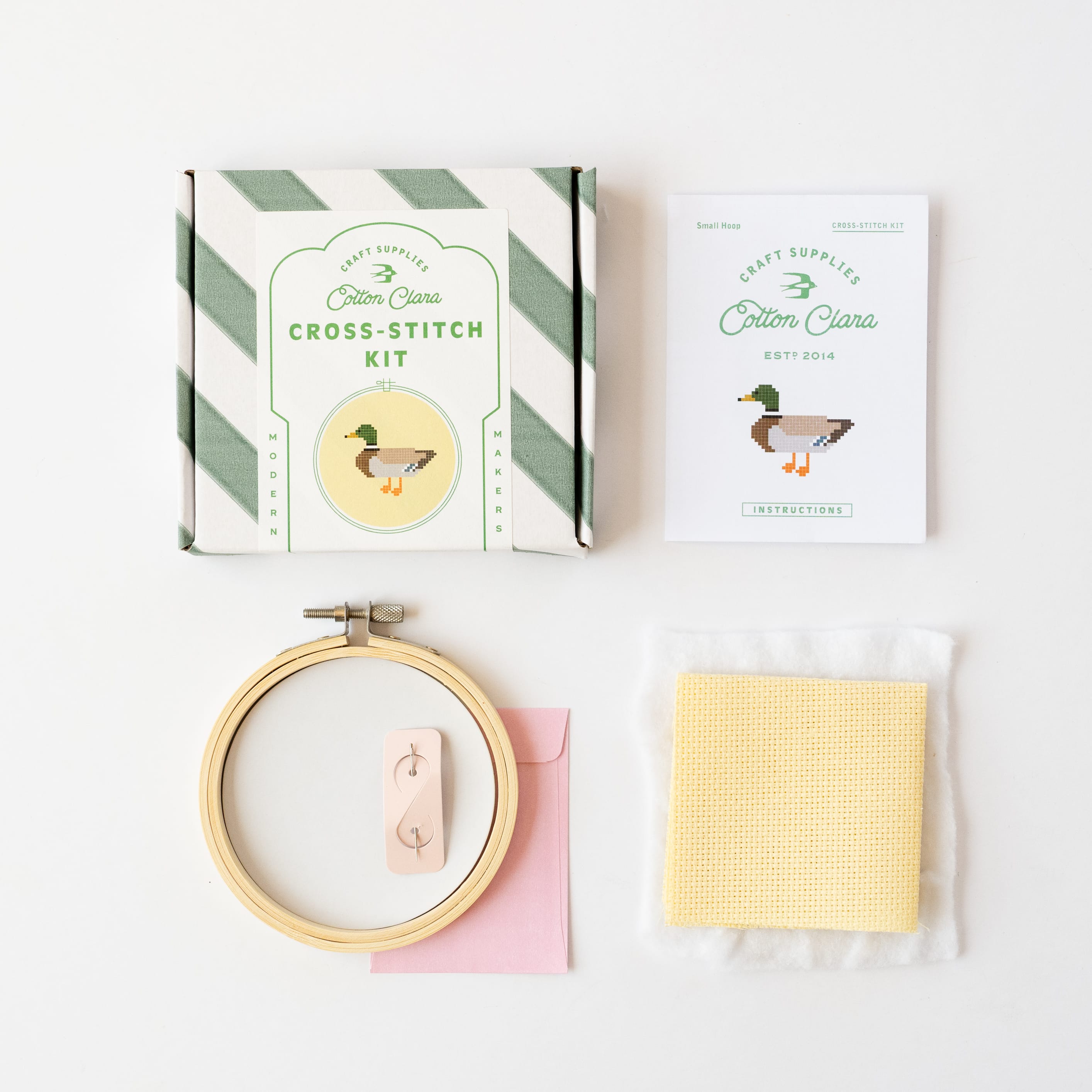 Cotton Clara Duck Cross Stitch Kit