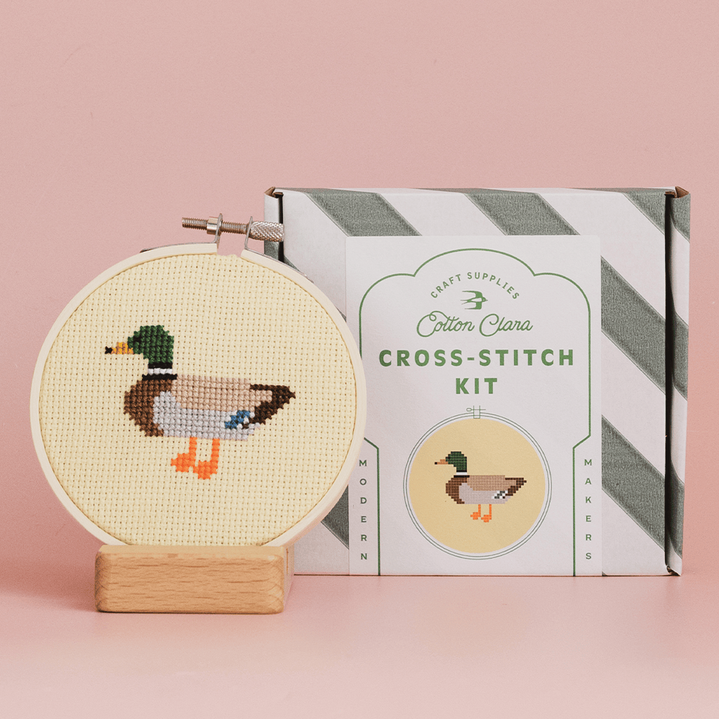 Cotton Clara Duck Cross Stitch PDF Pattern – Instant Download